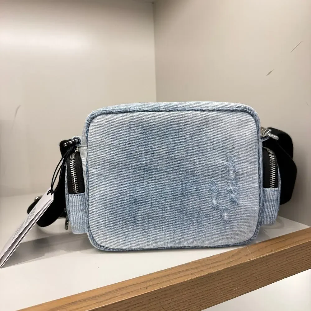Coach Fletcher Crossbody Bag In Loved Signature Denim CEA06